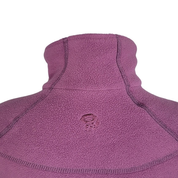 Mountain Hardwear Women's Size M Purple Polartec 1/4 Zip Pullover Fleece Jacket - Picture 7 of 10